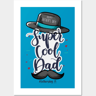 Happy Father's Day - Super Cool Dad - Son Edition Posters and Art